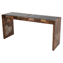 Used Paul Evans Patchwork Console Table