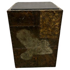 Paul Evans Patchwork Cube Side Table