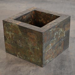 Paul Evans Patchwork Metal Coffee Table for Directional c. 1970