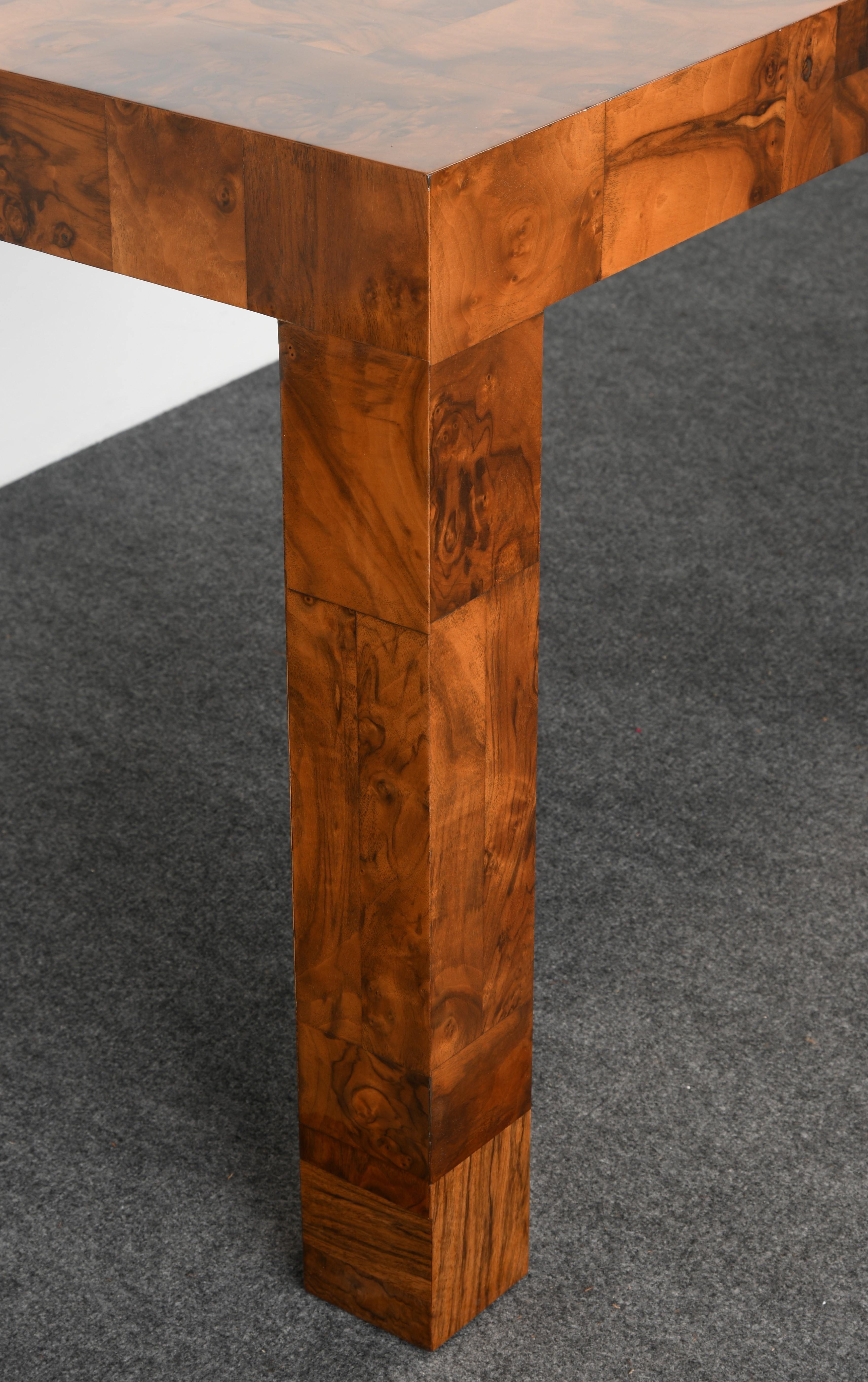 Paul Evans Patchwork Walnut Dining Table for Directional, 1970s 11