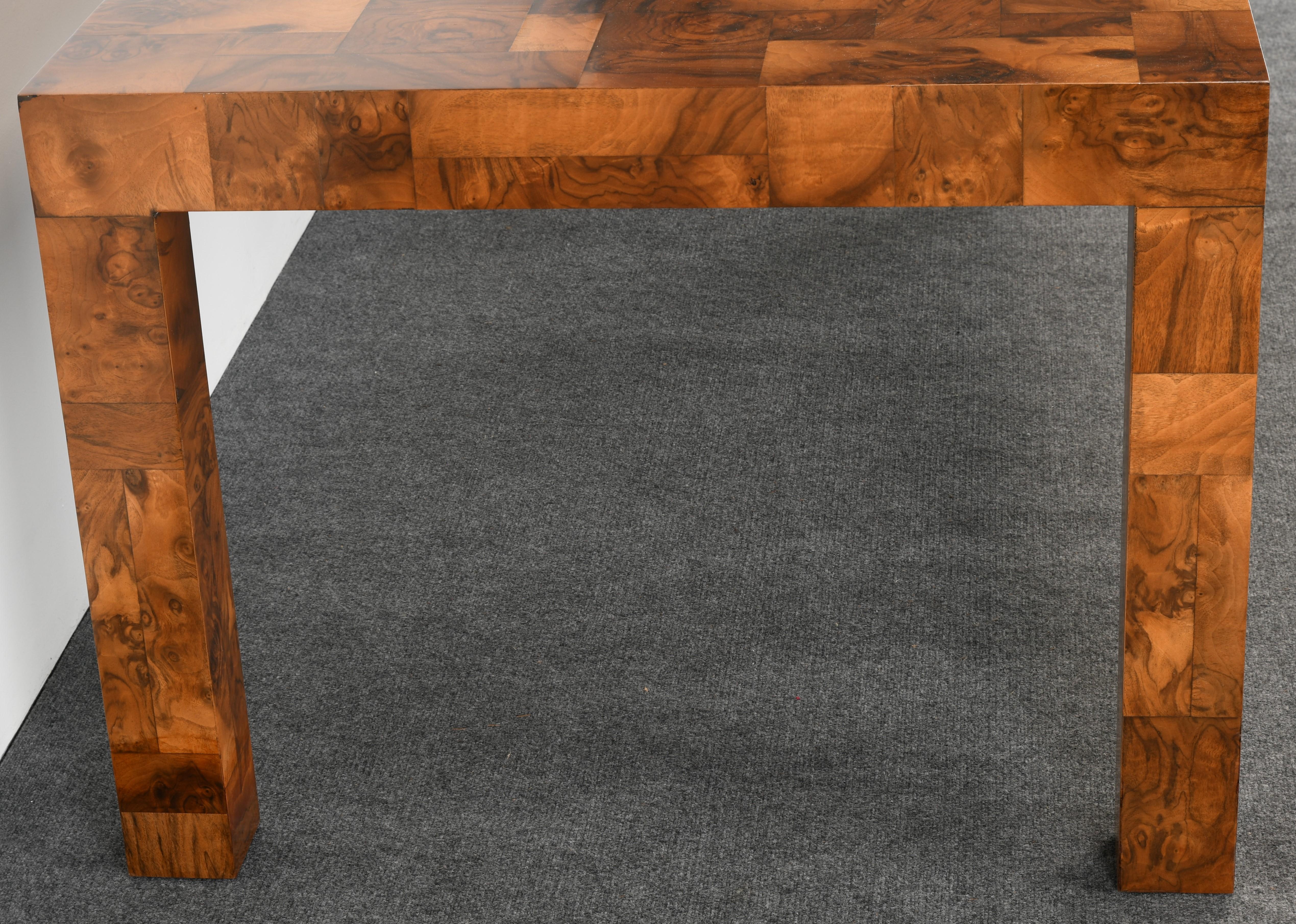 Paul Evans Patchwork Walnut Dining Table for Directional, 1970s 2