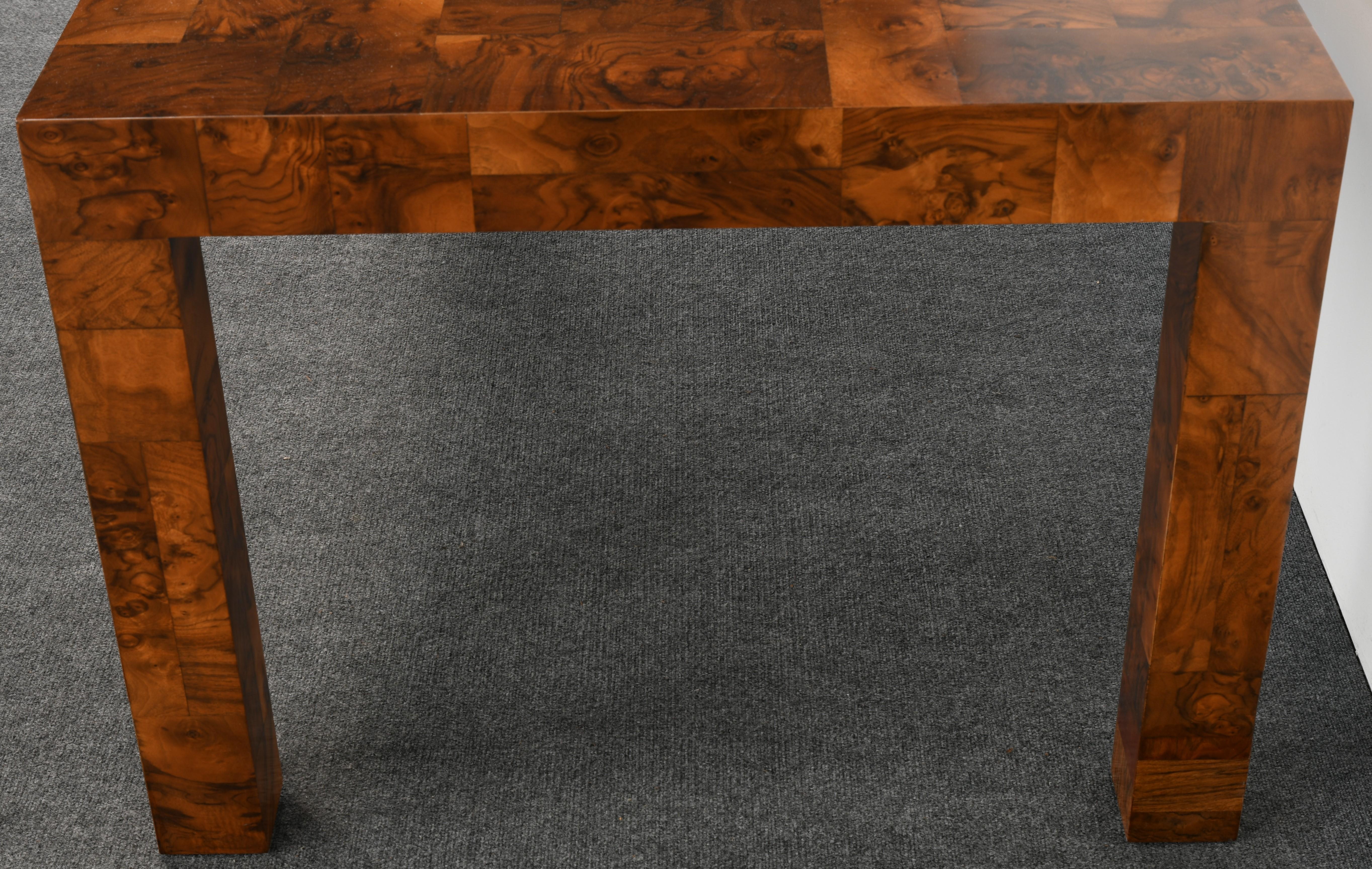 Paul Evans Patchwork Walnut Dining Table for Directional, 1970s 3