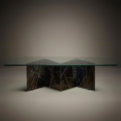 Paul Evans PE-11 Sculptured Metal Cocktail Table for Directional Furniture