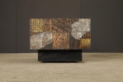 Paul Evans 'PE-31' Patchwork Copper Cube Table for Directional, c 1967