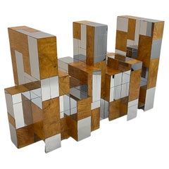 Paul Evans PE 400 Series "Cityscape" Dining Table for Directional , USA 1970s