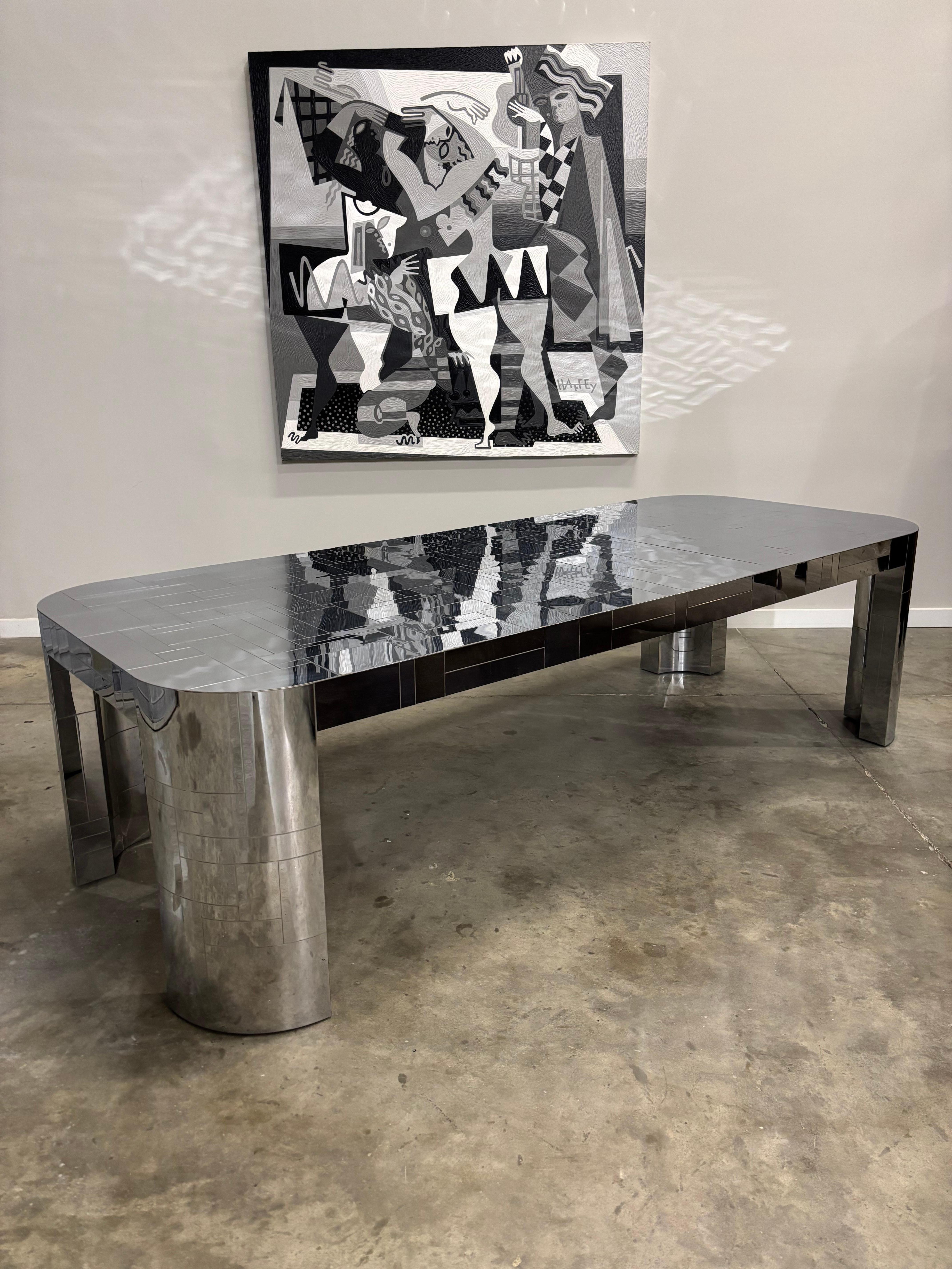 Paul Evans PE-509 Cityscape Dining Table by Directional, 1970s en vente 6