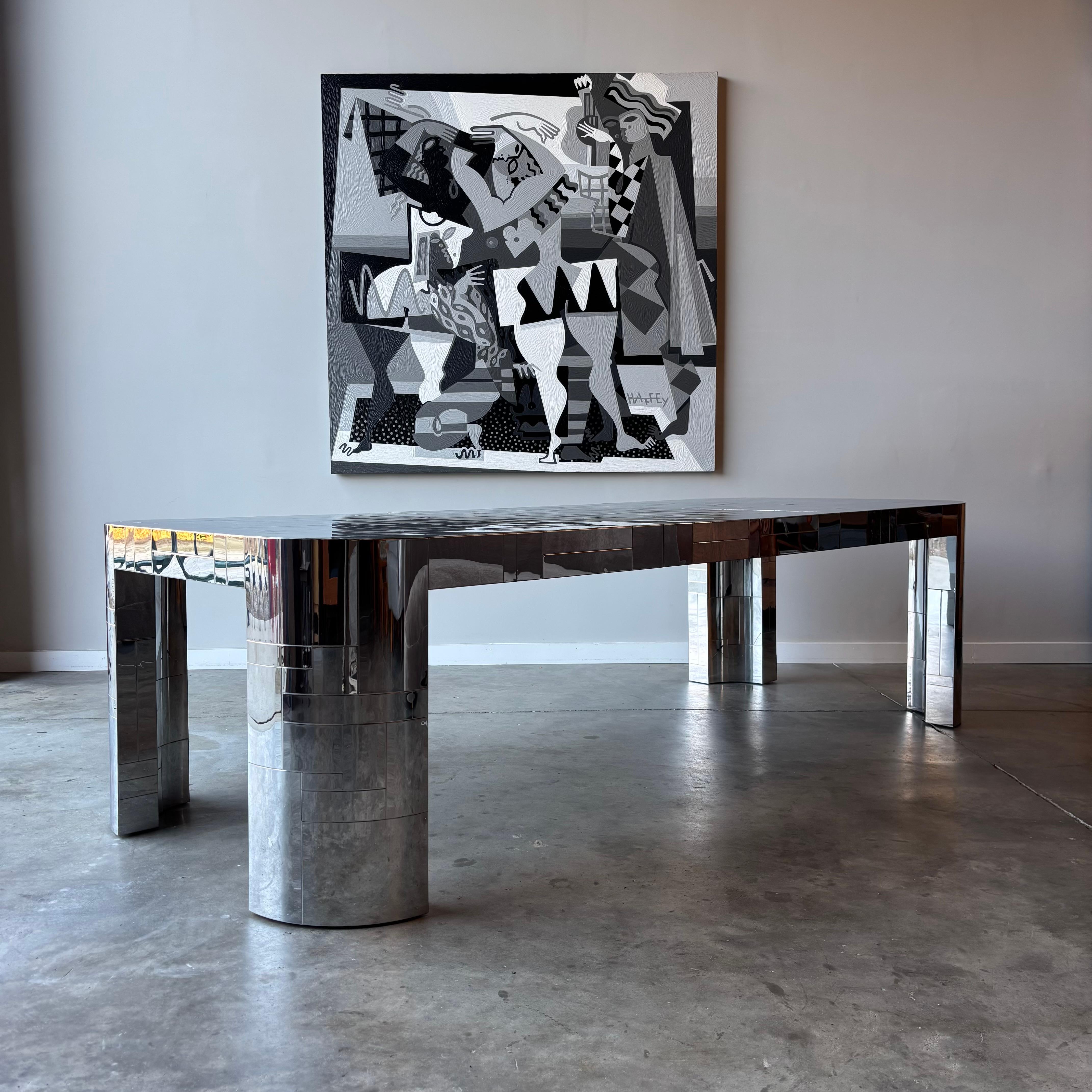 Paul Evans PE-509 Cityscape Dining Table by Directional, 1970s en vente 7