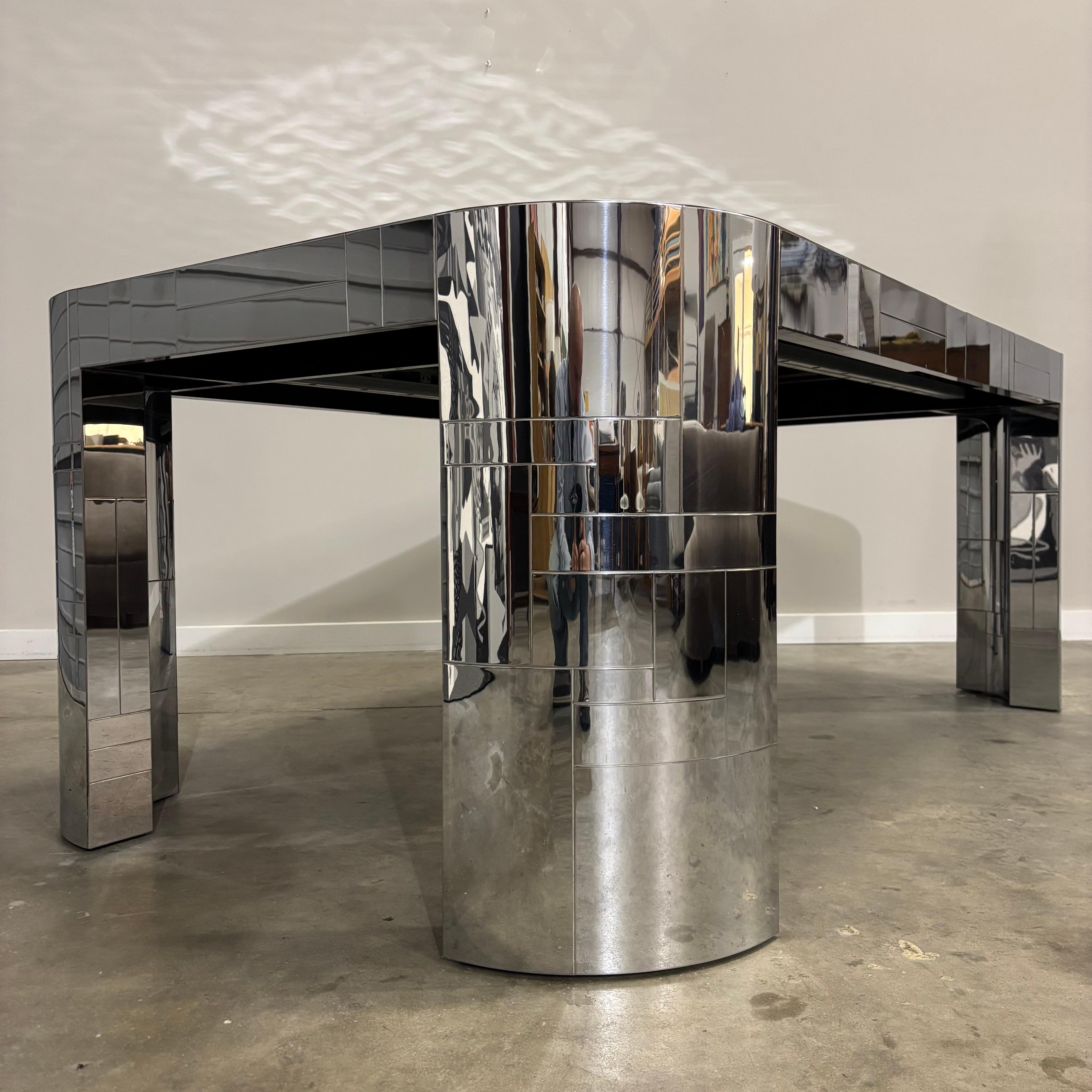 Mid-Century Modern Paul Evans PE-509 Cityscape Dining Table by Directional, 1970s en vente