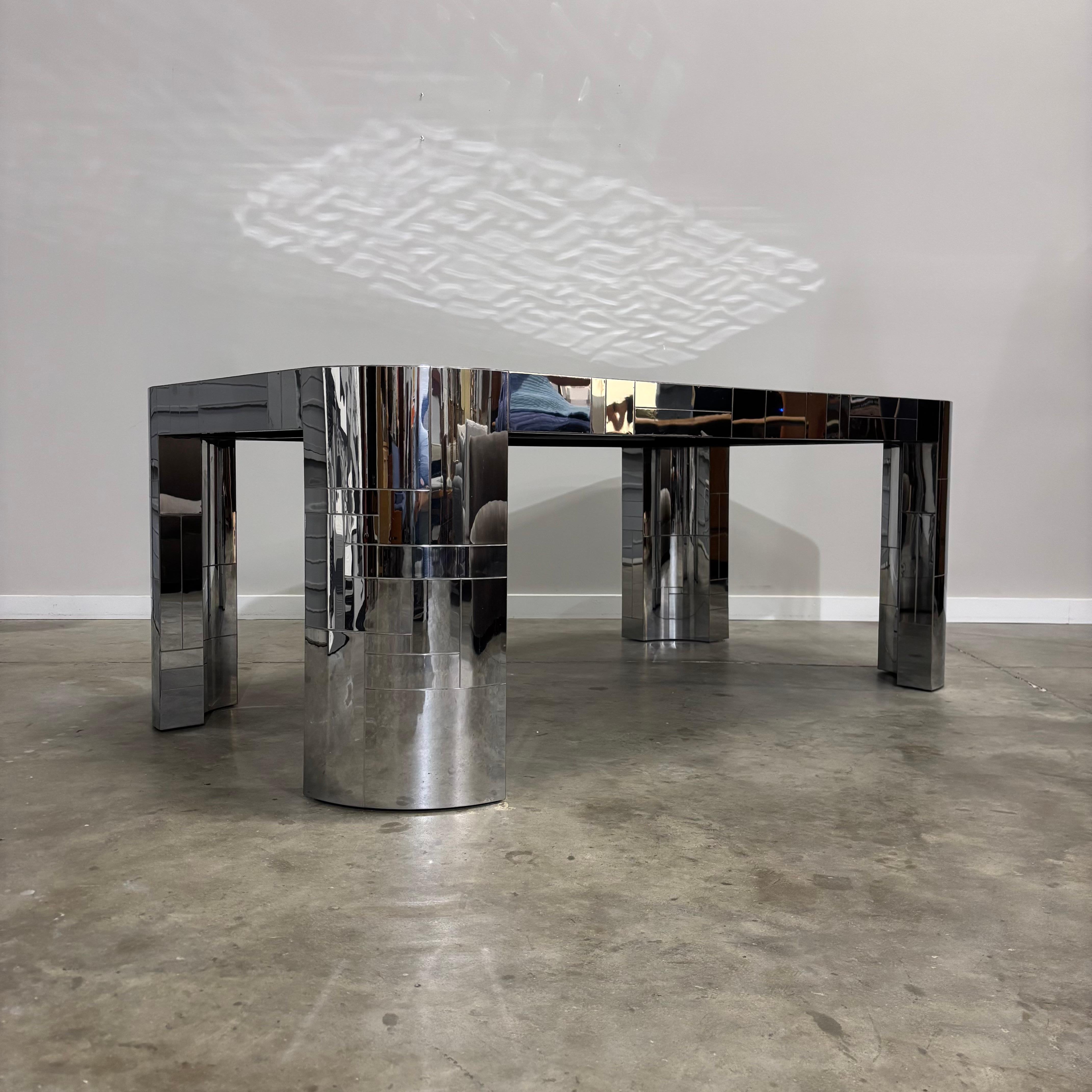 Paul Evans PE-509 Cityscape Dining Table by Directional, 1970s Bon état - En vente à Raleigh, NC