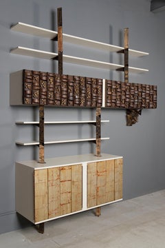 Paul Evans,  Phill Powell, Unique Wall Hanging Cabinet, 1960s