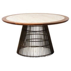 Antique Paul Evans & Phillip Lloyd Powell Dining / Center Hall Table