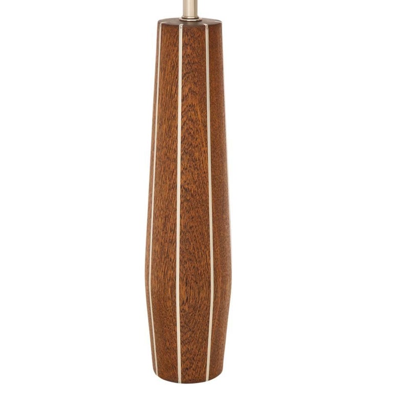 Paul Evans Phillip Lloyd Powell Table Lamp Walnut Pewter ...