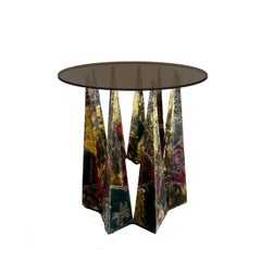 Paul Evans Rare table de lampe PE-46 en acier soudé des années 1960