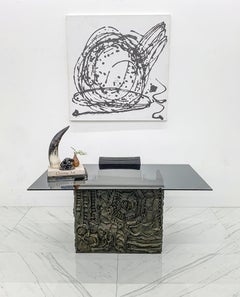 Paul Evans Rare Writing Table / Desk, Signed 1969