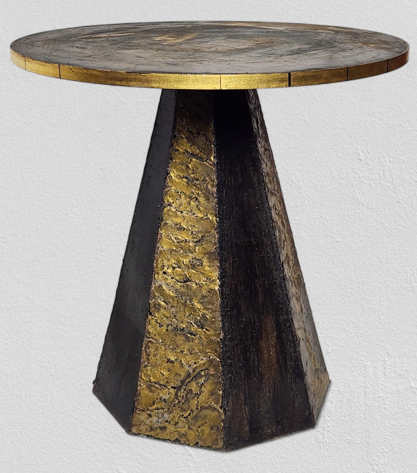 Paul Evans Round Slate Top Occasional Table mid 1960s For Sale 6