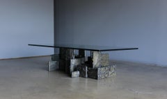 Paul Evans Sculpted Bronze Coffee Table, 1974