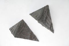 Paul Evans Sculpted Bronze Pyramidal Wall Brackets