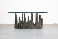 Paul Evans Sculpted Bronze Stalagmite Coffee Table, Signed and Dated 1972