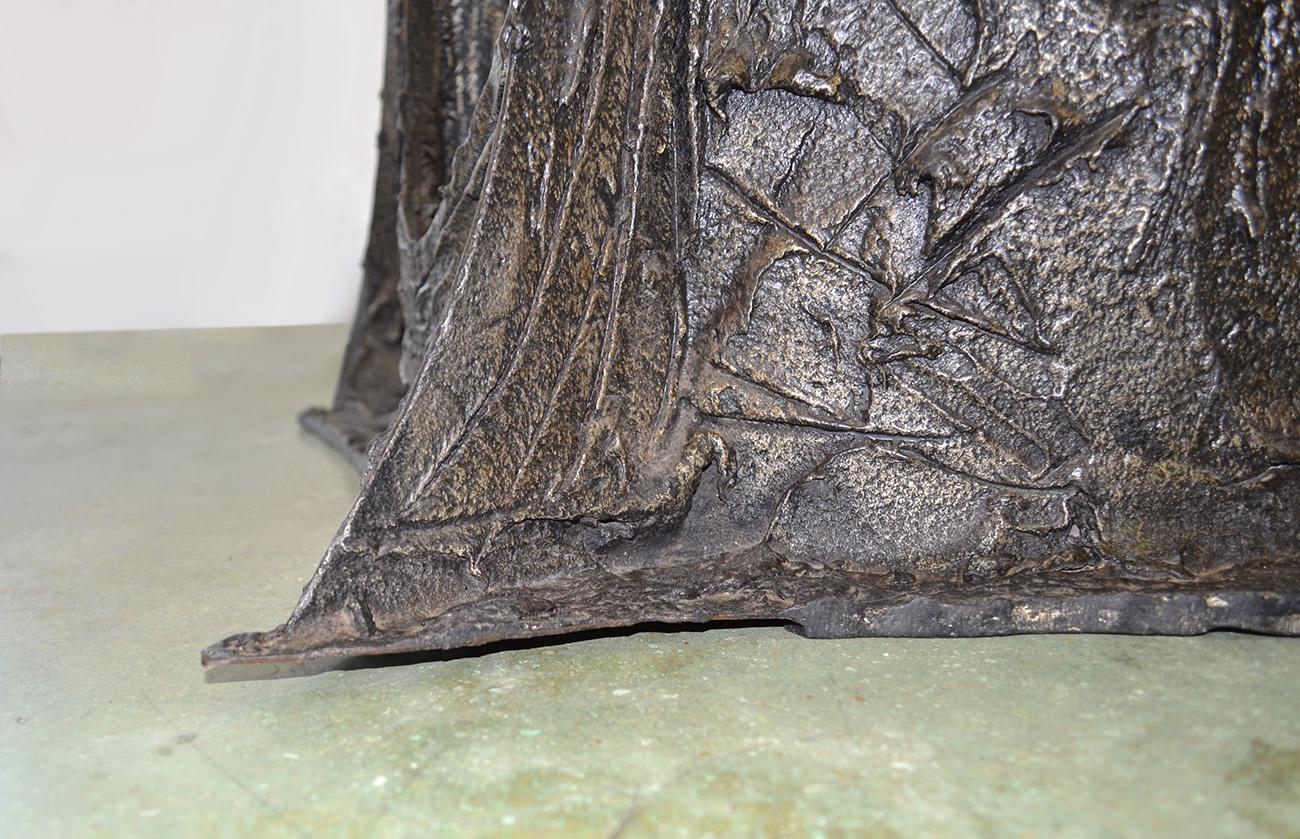 Paul Evans Sculpted Bronze Stalagmite Dining Table for Directional 1971 Signed For Sale 8