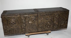 Paul Evans Sculpted Bronze Wall Hung PE-40 Cabinet