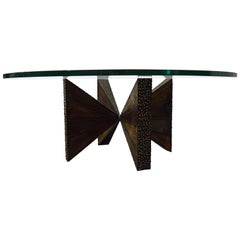 Paul Evans Sculpted Steel Coffee Table