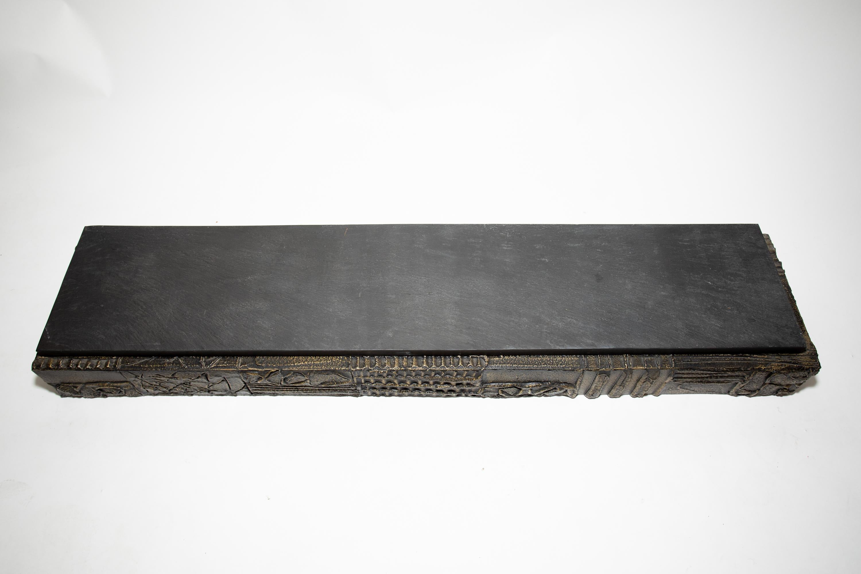 Late 20th Century Paul Evans Sculpted Wall Shelf