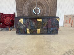 Gabinete de Metal Art Paul Evans Modelo 'PE-40A', Firmado y Fechado en 1974