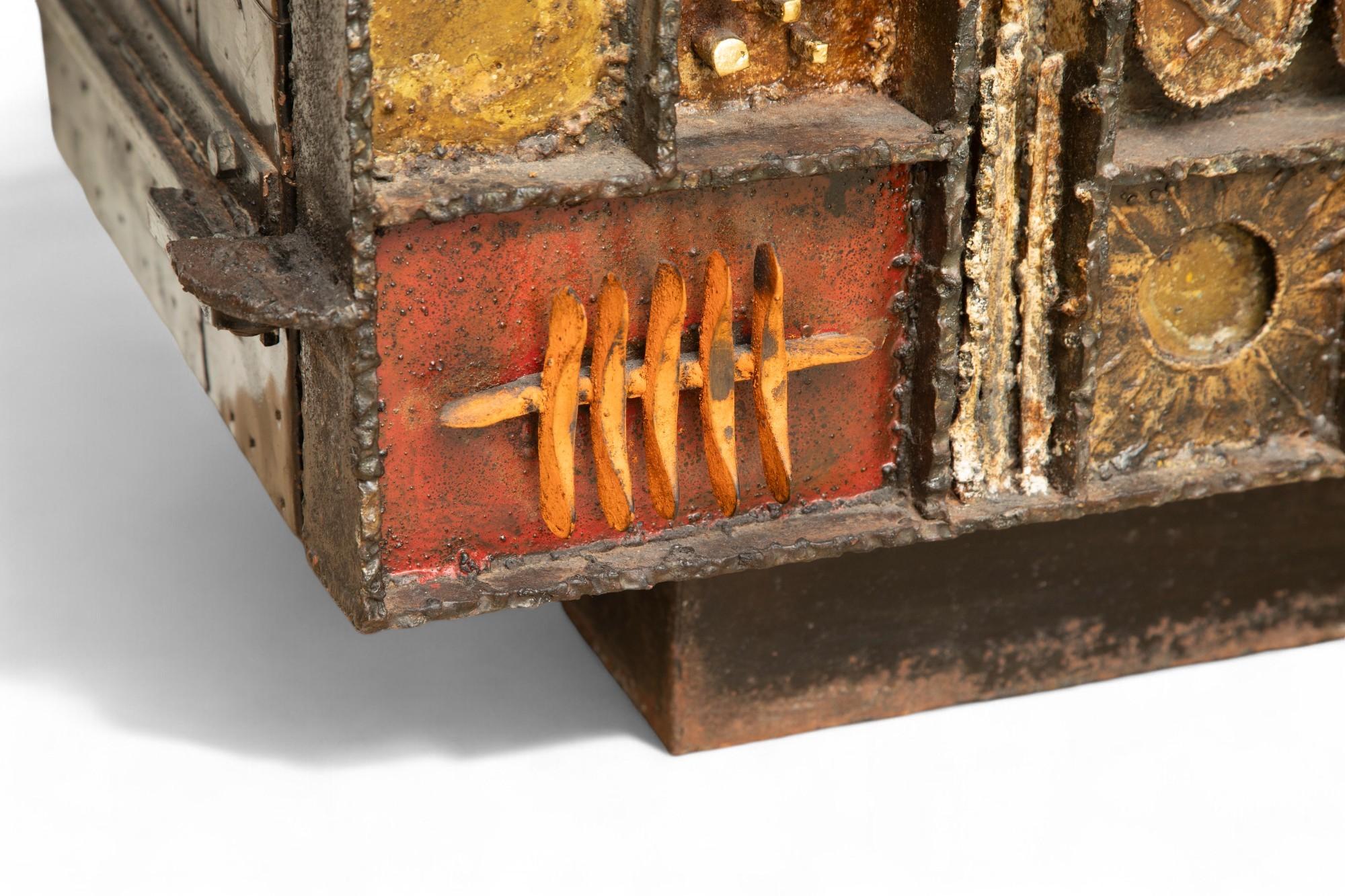 Mid-20th Century Paul Evans Sculpture Front Cabinet USA, 1969
