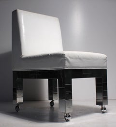 Paul Evans Set of Eight Cityscape Dining Chairs