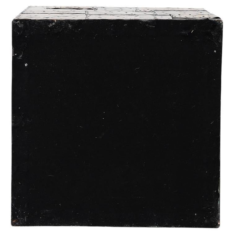 Paul Evans Side Table, Copper, Bronze, Pewter, Patchwork, Slate For Sale 11
