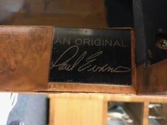 Paul Evans Signed Patch Work Burl Wood Coffee Table