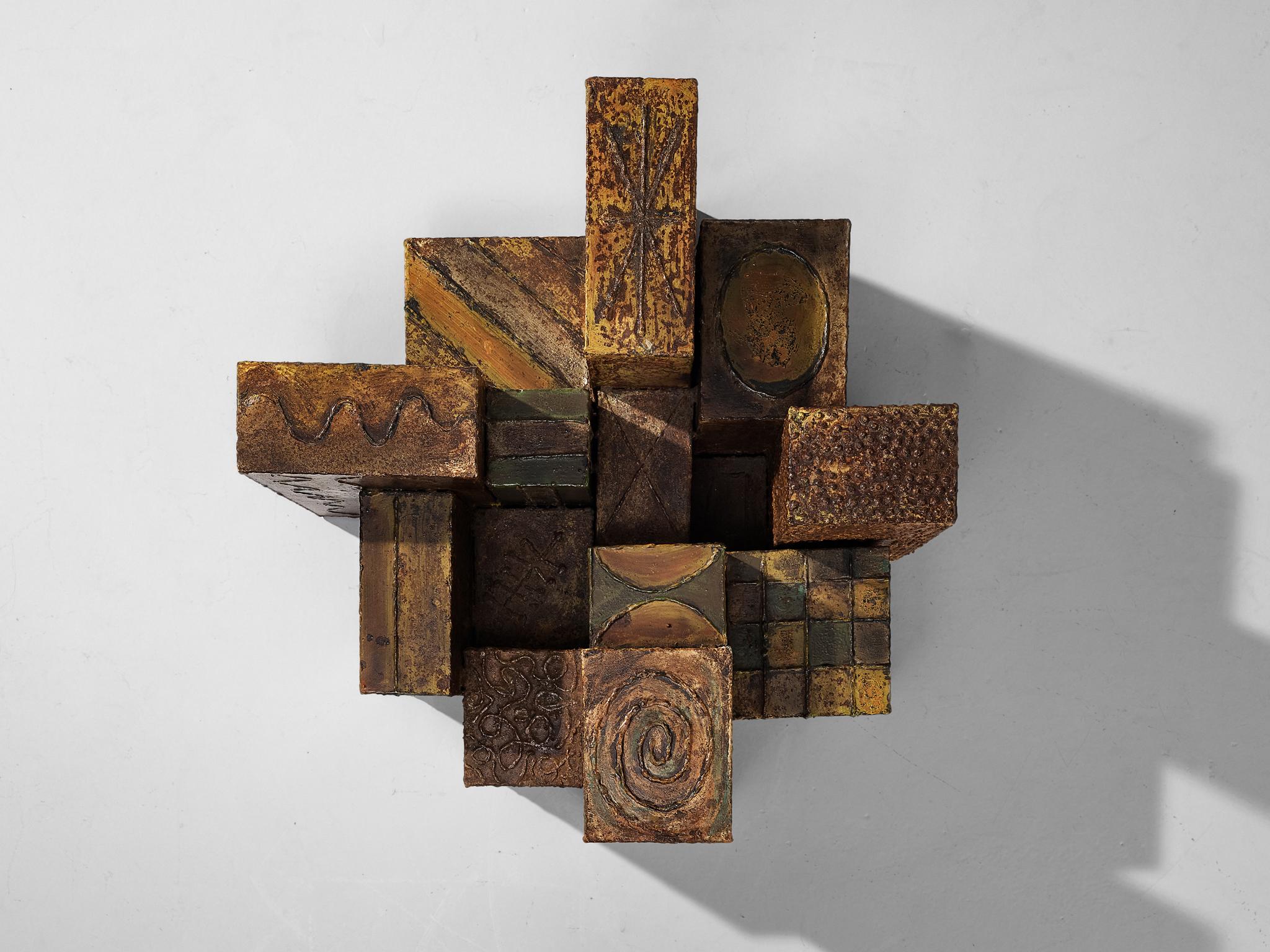 Paul Evans 'Skyline' Coffee Table in Welded and Patinated Steel For Sale 4