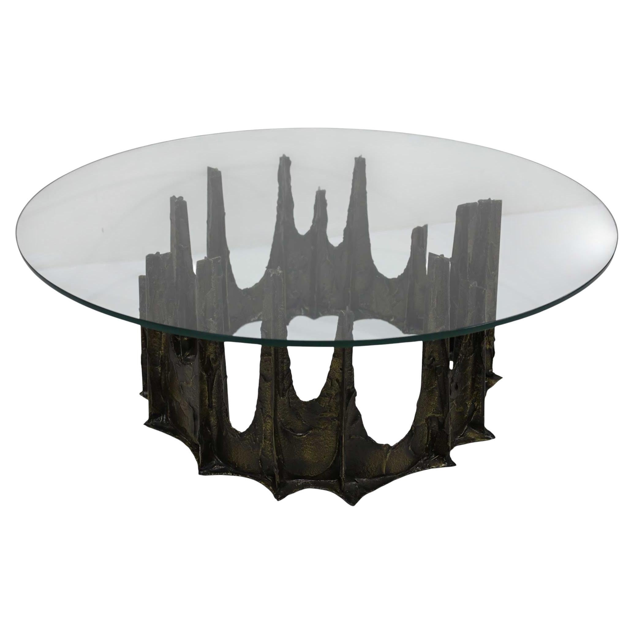 Paul Evans Stalagmit-Cocktail-Tisch, signiert