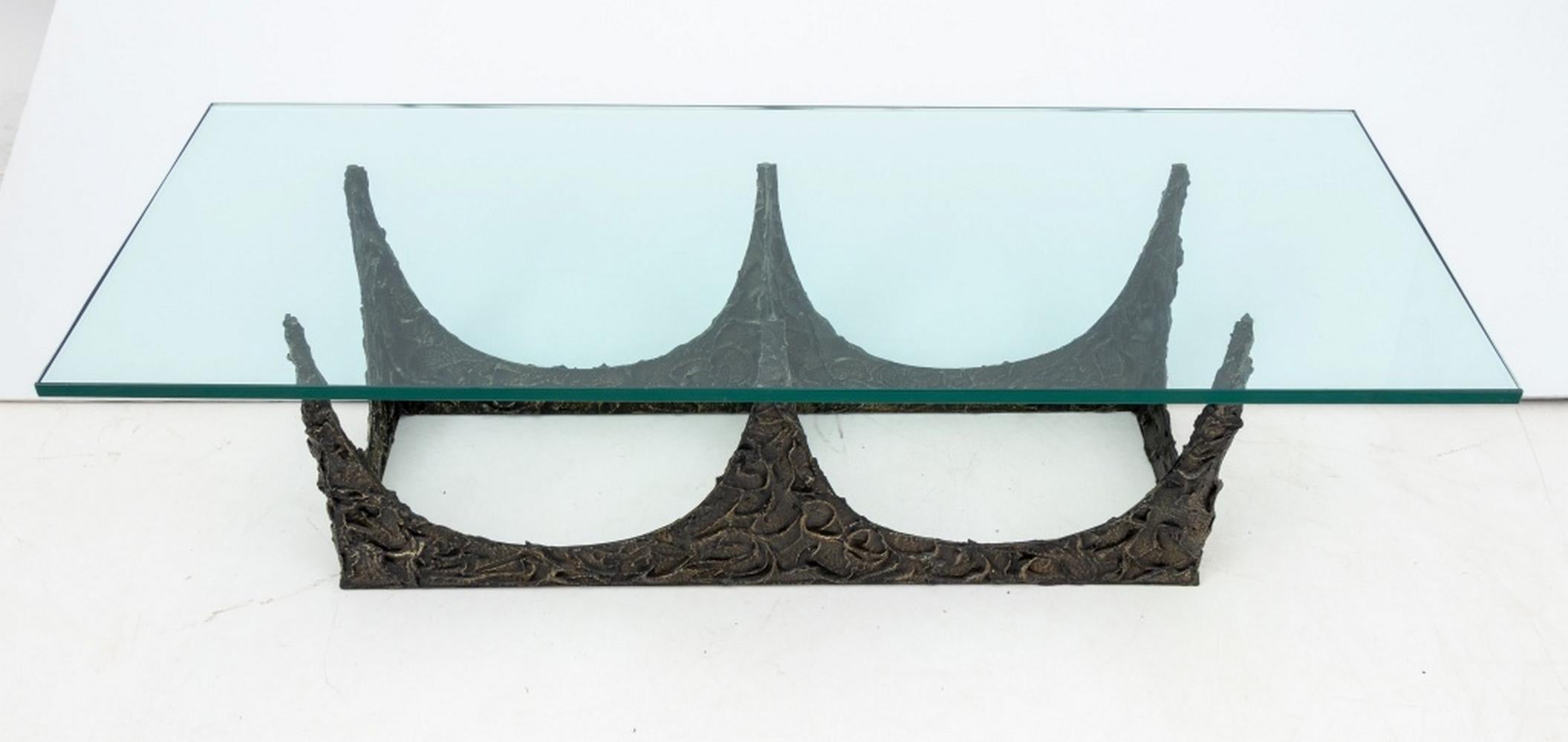 Brutalisme Table basse en stalagmite de Paul Evans, 1970 en vente