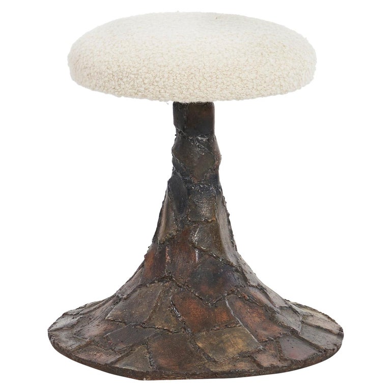 Paul Evans stool, ca. 1965, offered by CONVERSO