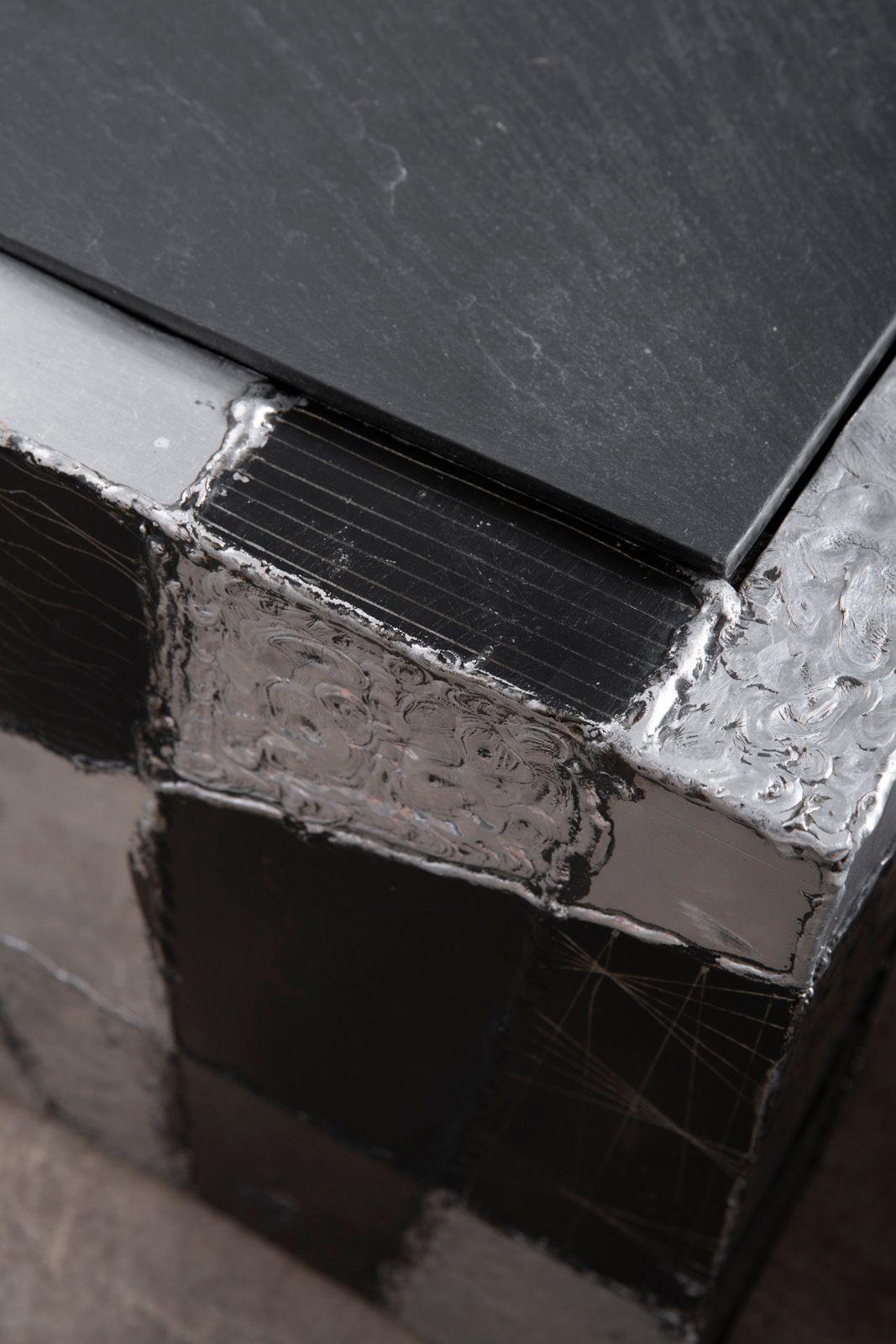 Tavoli a cubo Paul Evans Studio Argente PE-37 - Coppia eccezionalmente pulita - anni '70 in vendita 5