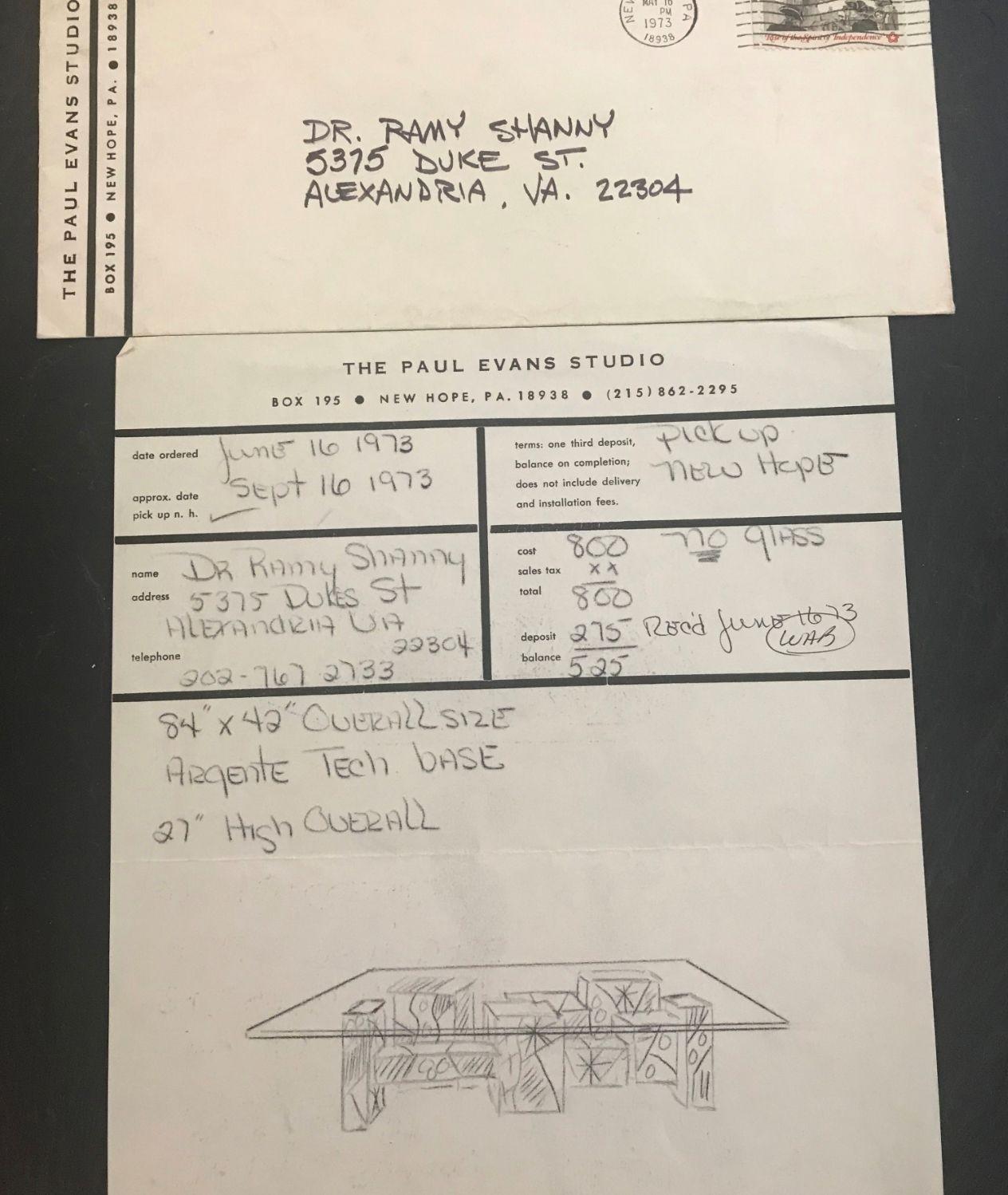 Table de salle à manger unique Paul Evans Studio pour Directional Argente Bon état - En vente à Chicago, IL