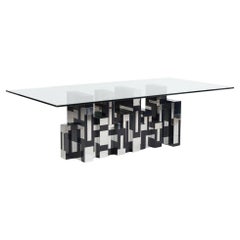 Paul Evans Studio for Directional Cityscape Dining Table, 1975