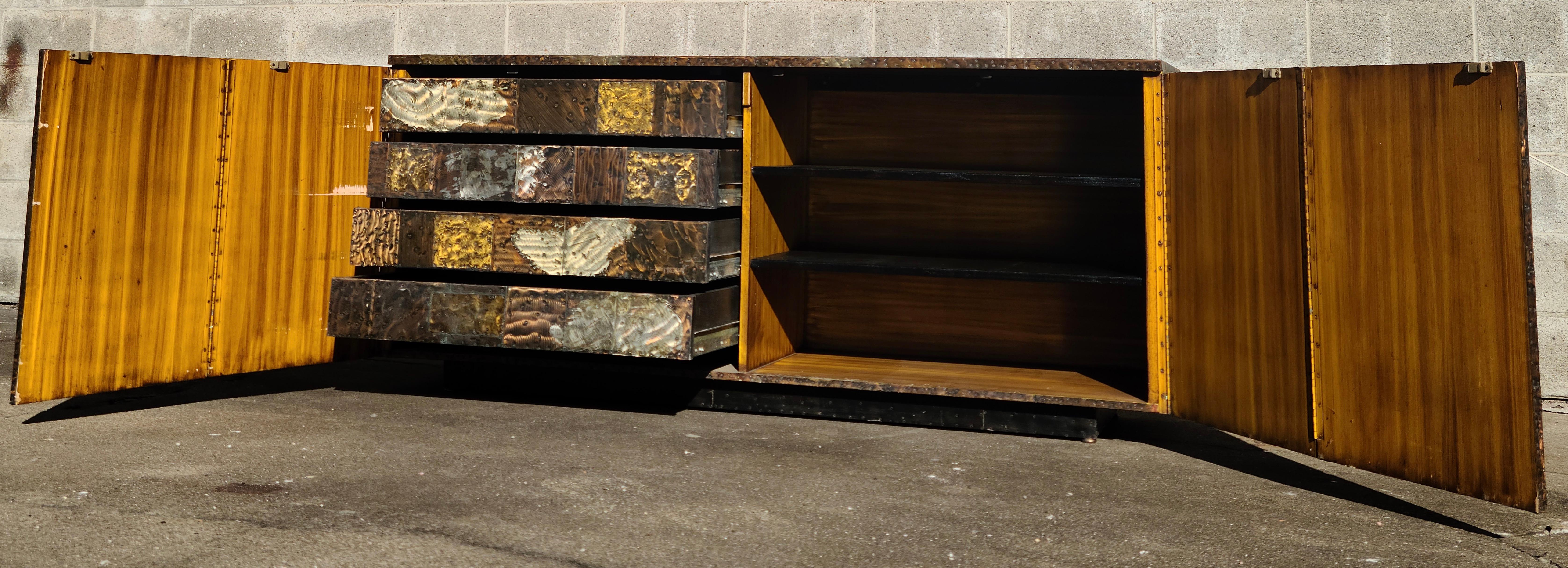 Paul Evans Studio Patchwork Credenza For Sale 5
