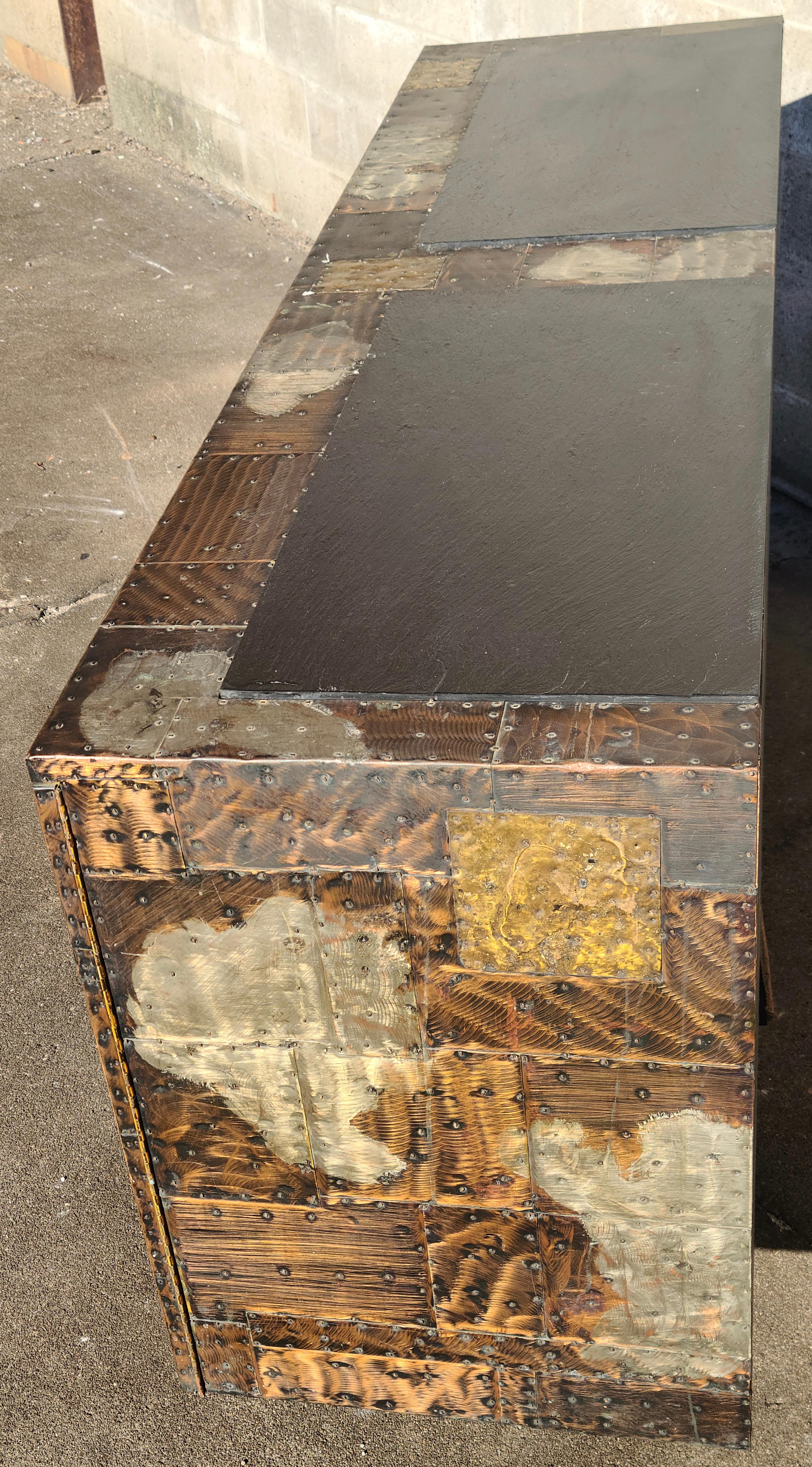 Paul Evans Studio Patchwork Credenza For Sale 7