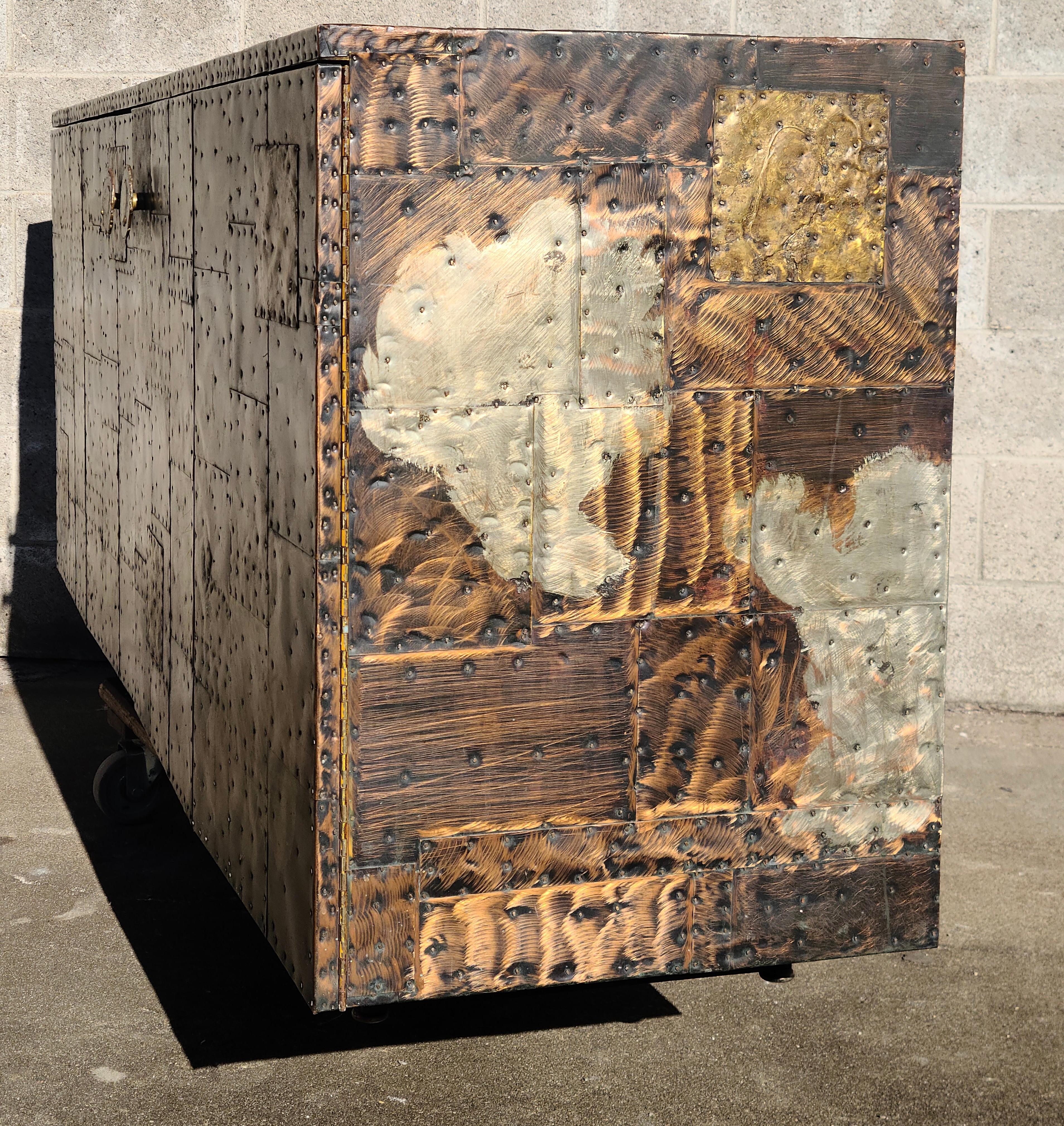 Paul Evans Studio Patchwork Credenza For Sale 10
