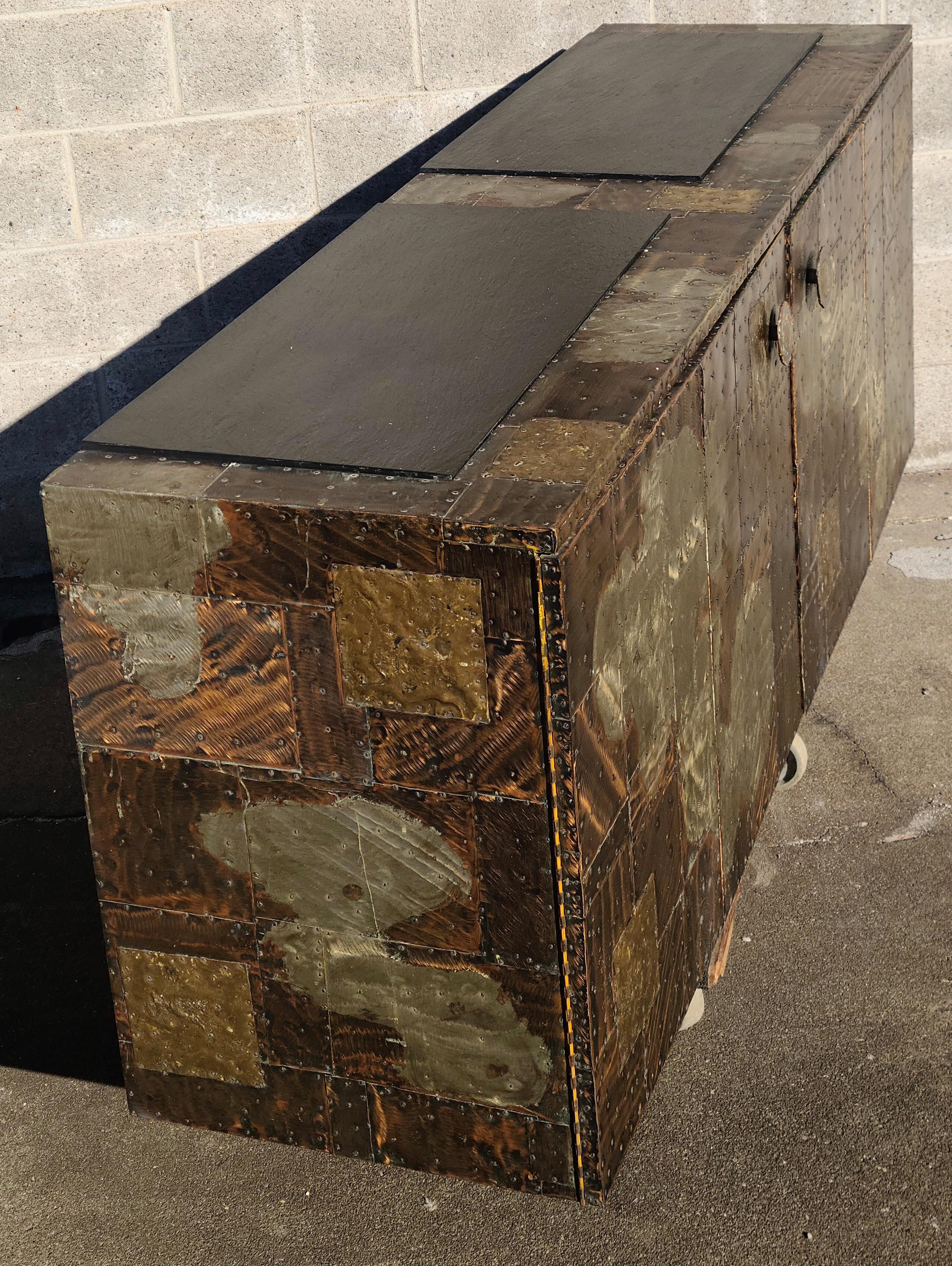 Paul Evans Studio Patchwork Credenza For Sale 13