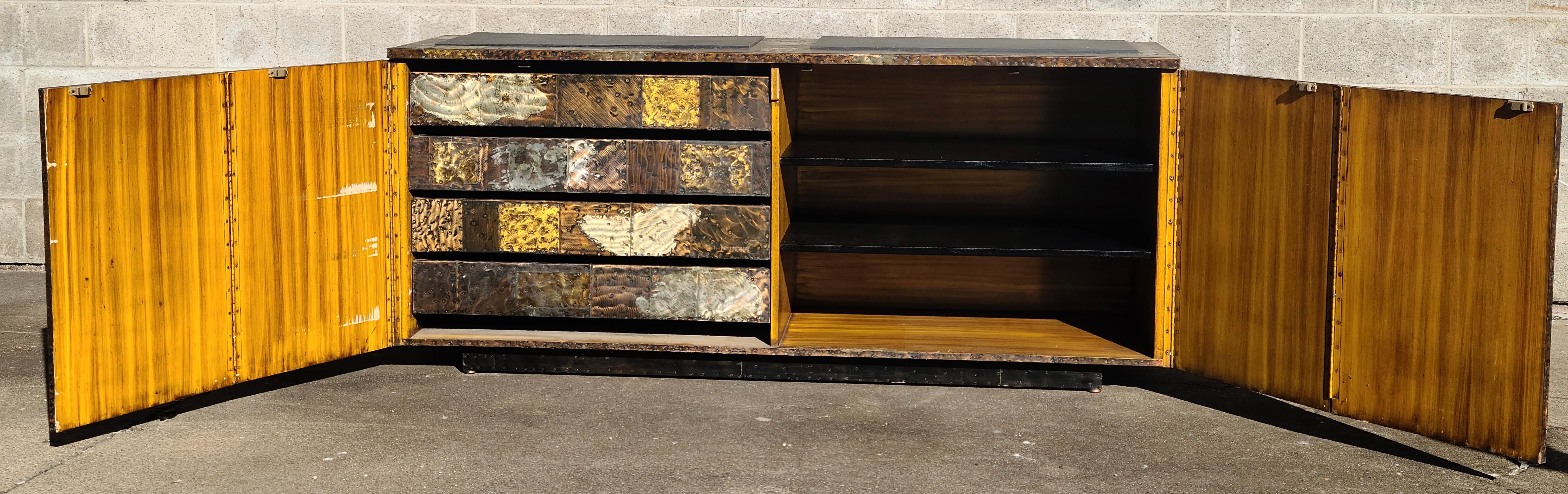 Paul Evans Studio Patchwork Credenza For Sale 1