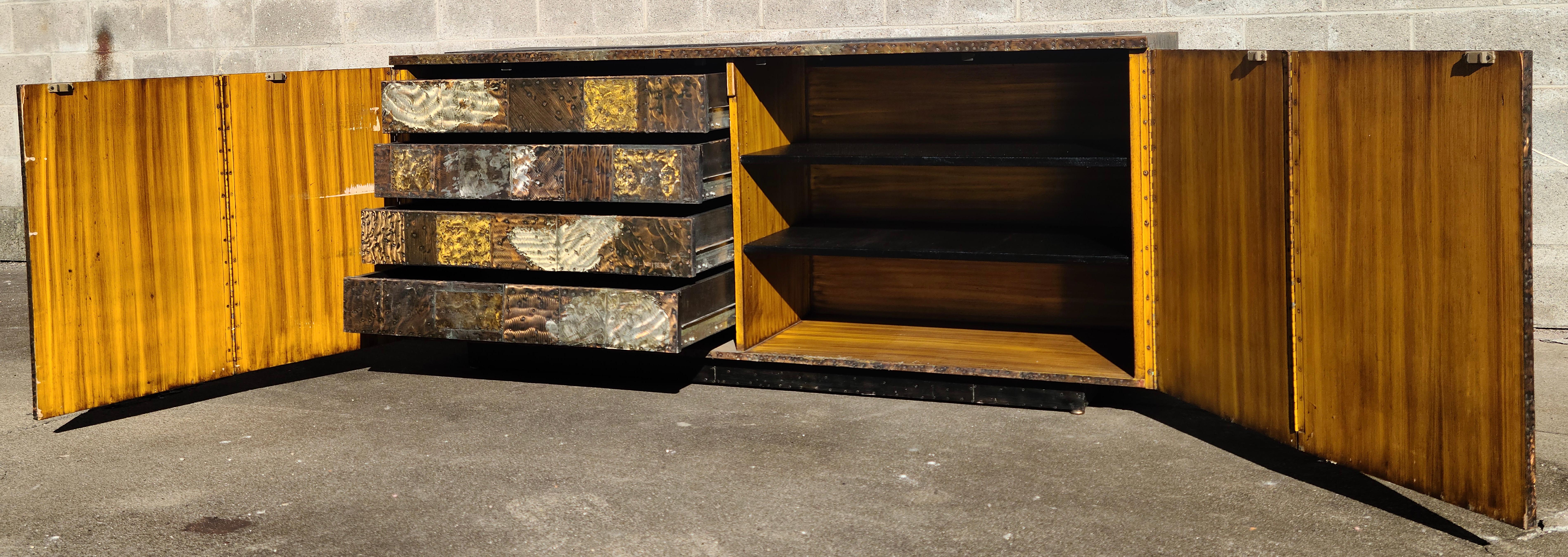 Paul Evans Studio Patchwork Credenza For Sale 2