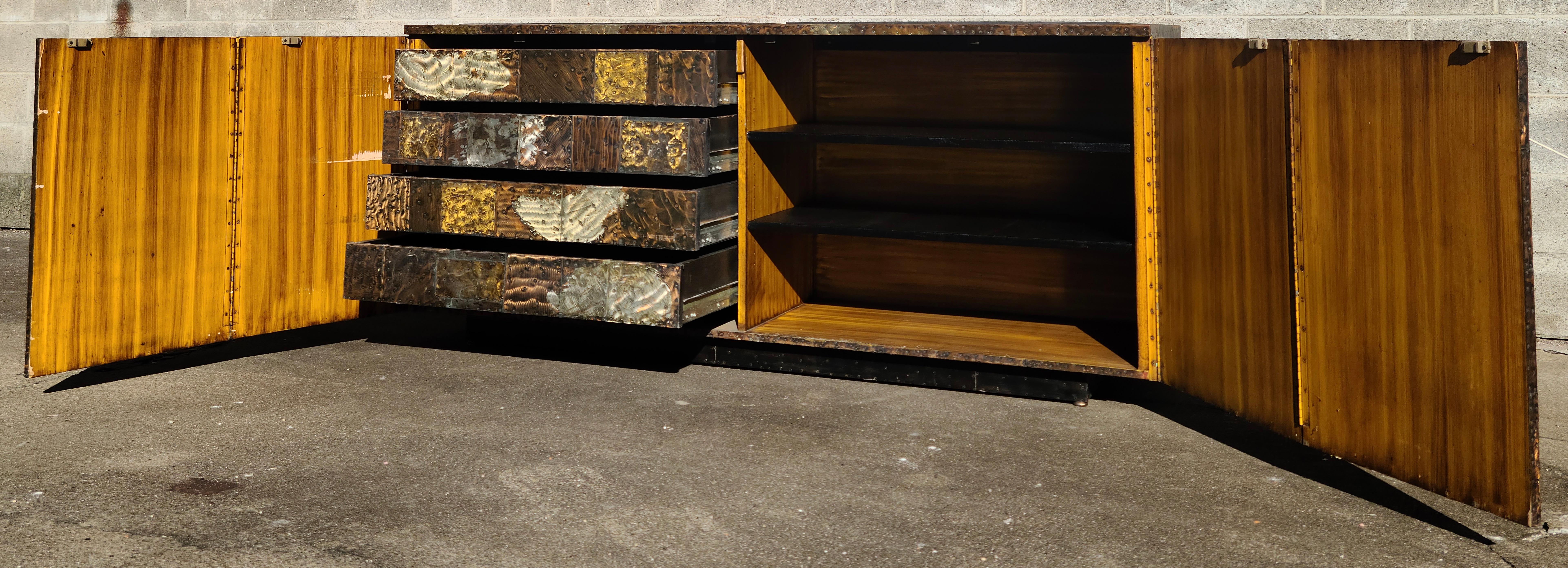Paul Evans Studio Patchwork Credenza For Sale 3