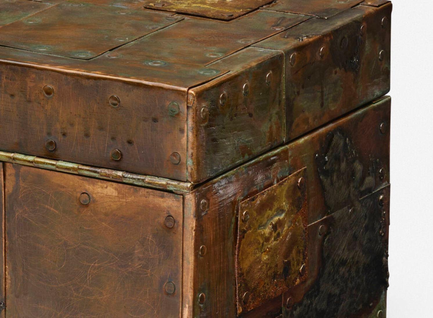 Paul Evans Studio Patchwork Hinged Box 1965 In Good Condition For Sale In Chicago, IL