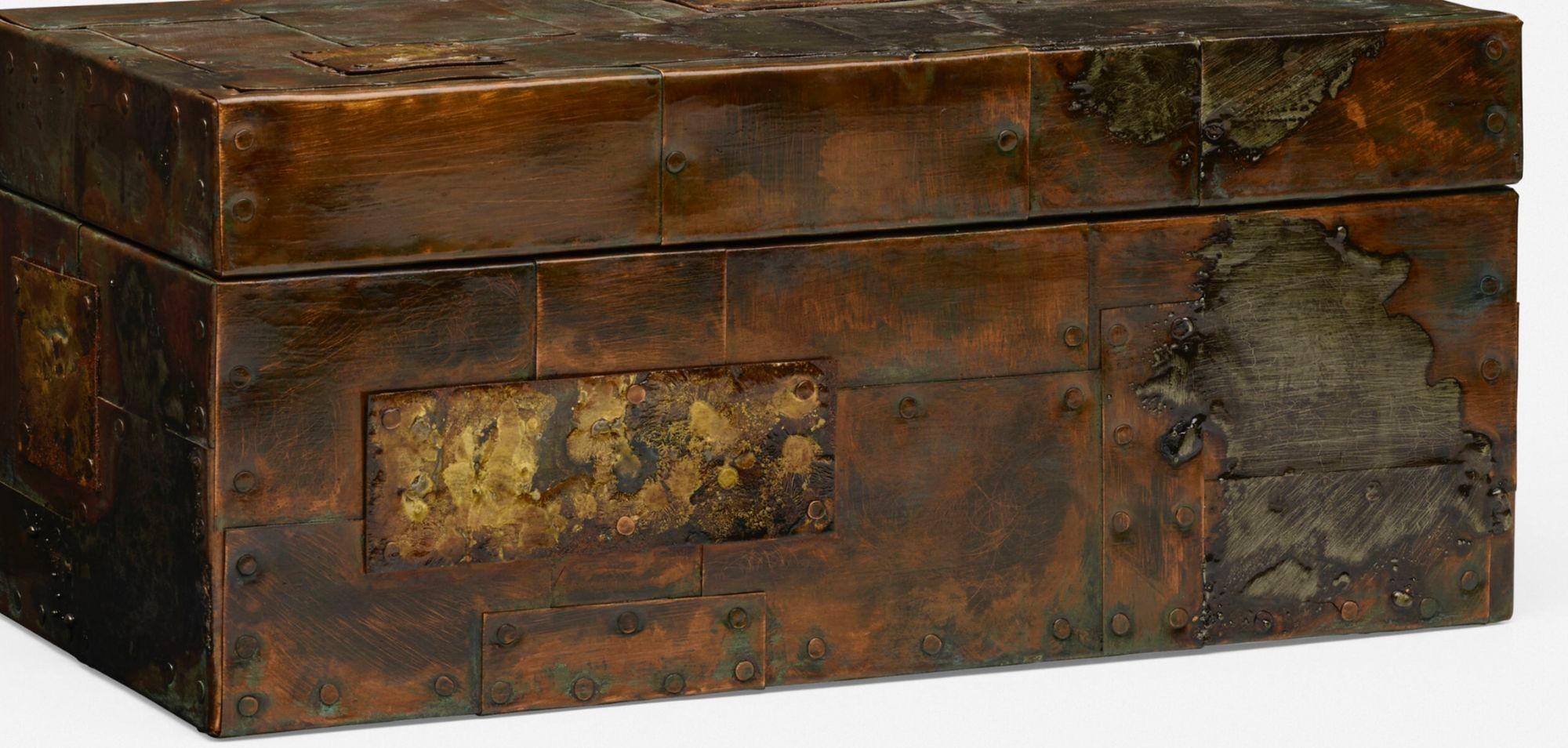Paul Evans Studio Patchwork Hinged Box 1965 For Sale 1