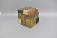 Paul Evans - Style Brutalist Welded & Hammered Metal Side Table