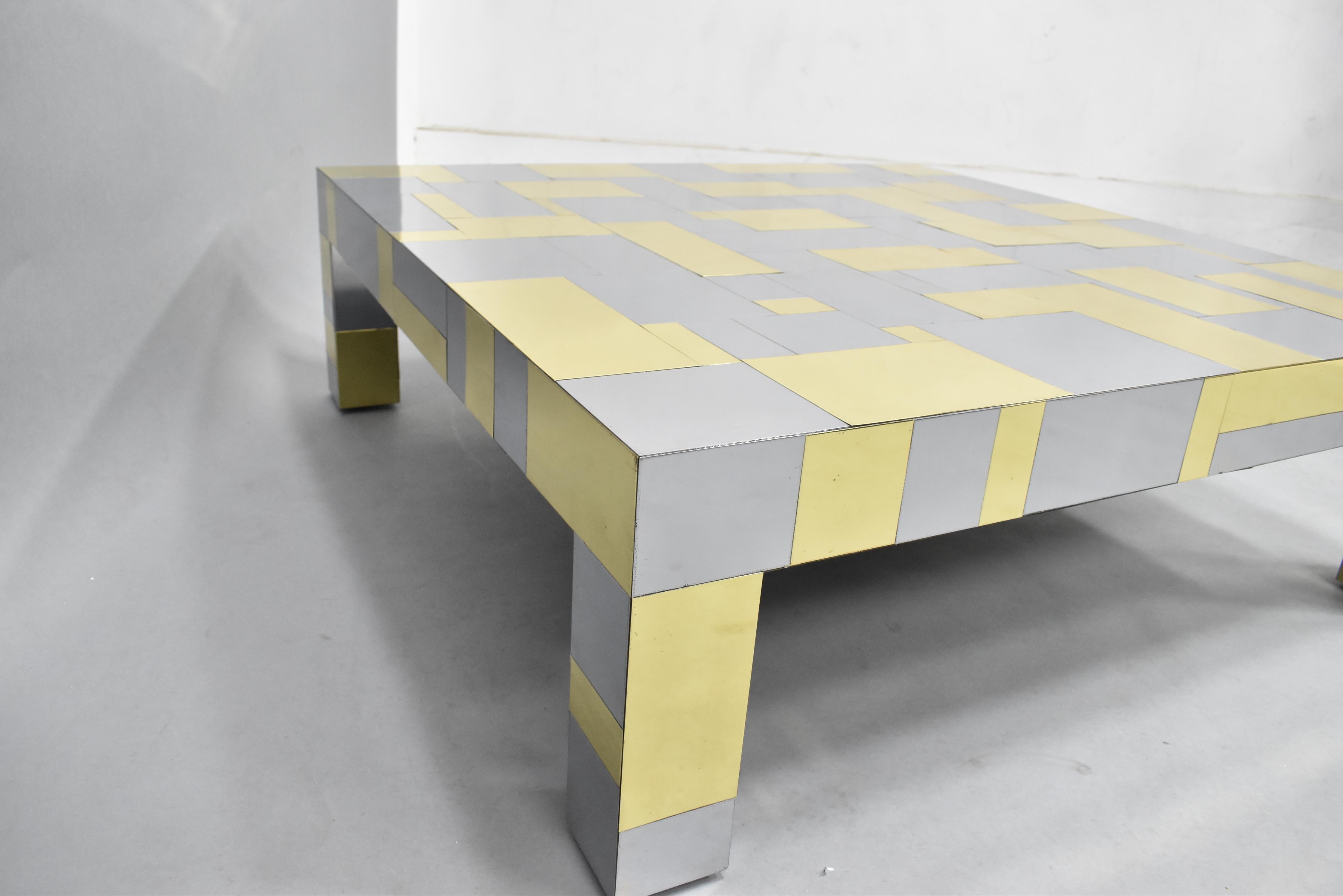 Paul Evans Style Cityscape Coffee Table For Sale 5