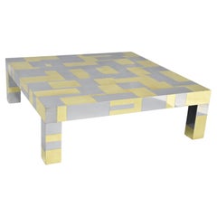 Paul Evans Style Cityscape Coffee Table